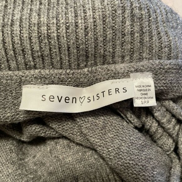 Seven Sisters Sleeveless Cowl Neck Sweater Sz S - Picture 2 of 5